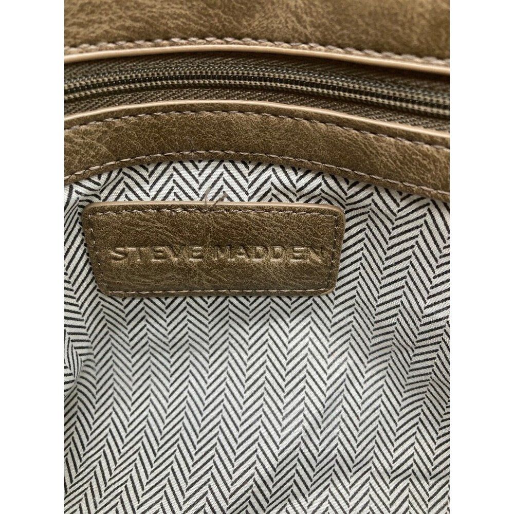 Steve Madden Olive Green Weave Basket Look - image 7